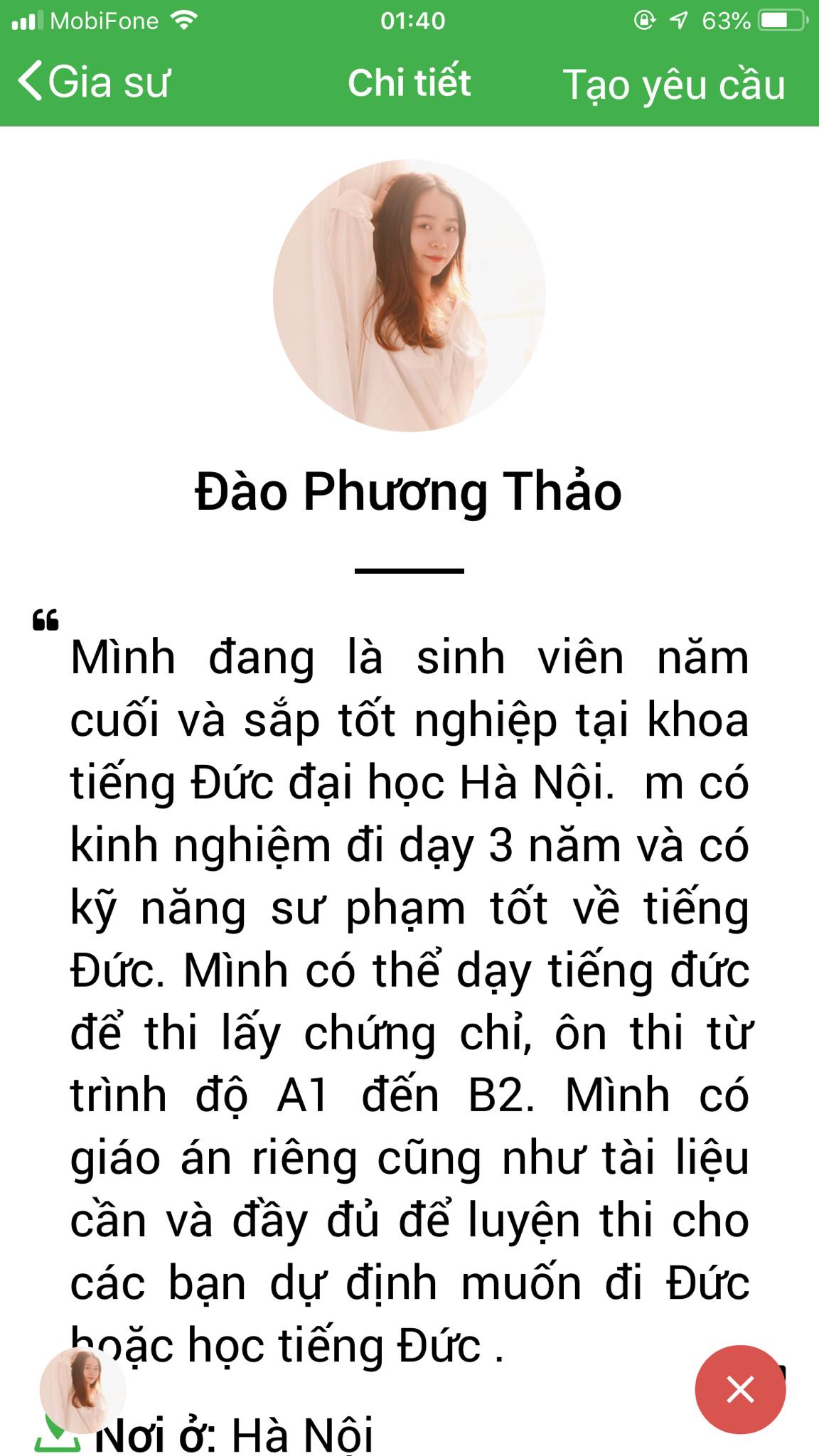  App Daykemtainha.vn tiếng Đức A1